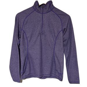 Alpine Design Womens Athletic Shirt Top XS X-Small Workout Sweatshirt 3/4 Zip